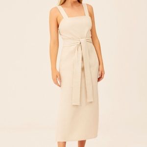 THE FIFTH JAIME MIDI DRESS WHEAT